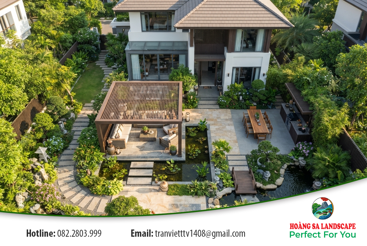Những ý tưởng biến sân vườn thành không gian tiếp khách ngoài trời