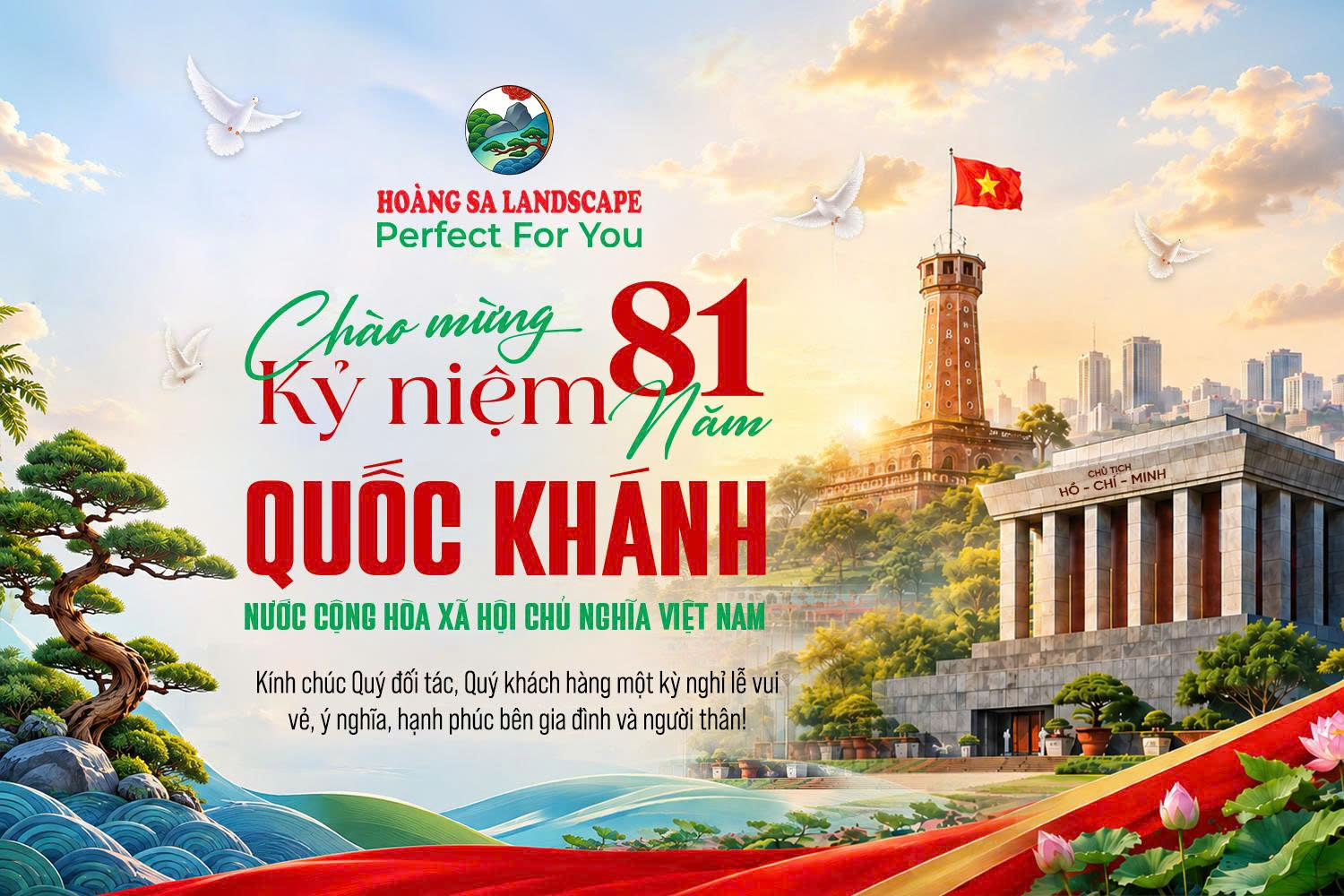 Hoàng Sa Landscape chào mừng 81 năm Quốc khánh 02/09/2026