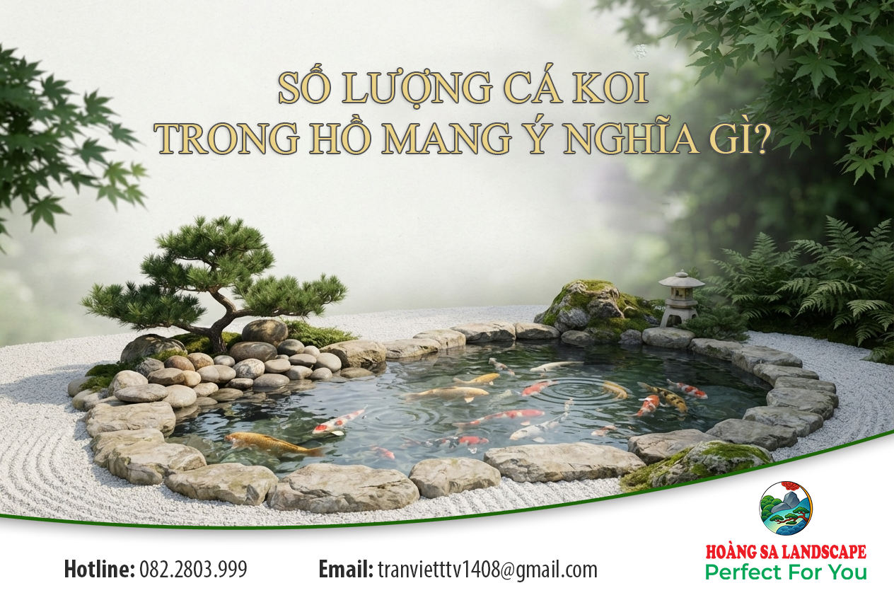 Số lượng cá Koi trong hồ mang ý nghĩa gì?